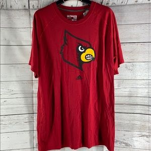 Adidas NCAA Miami Red Hawks Climalite T-shirt Size XL